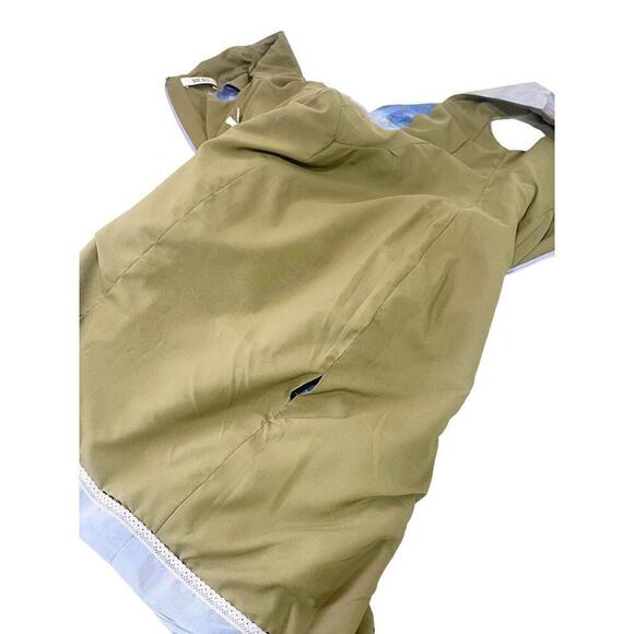 Rene Ruiz Blue Abstract Splatter Metallic Cocktail Dress Formal Womens 4 - Picture 7 of 10